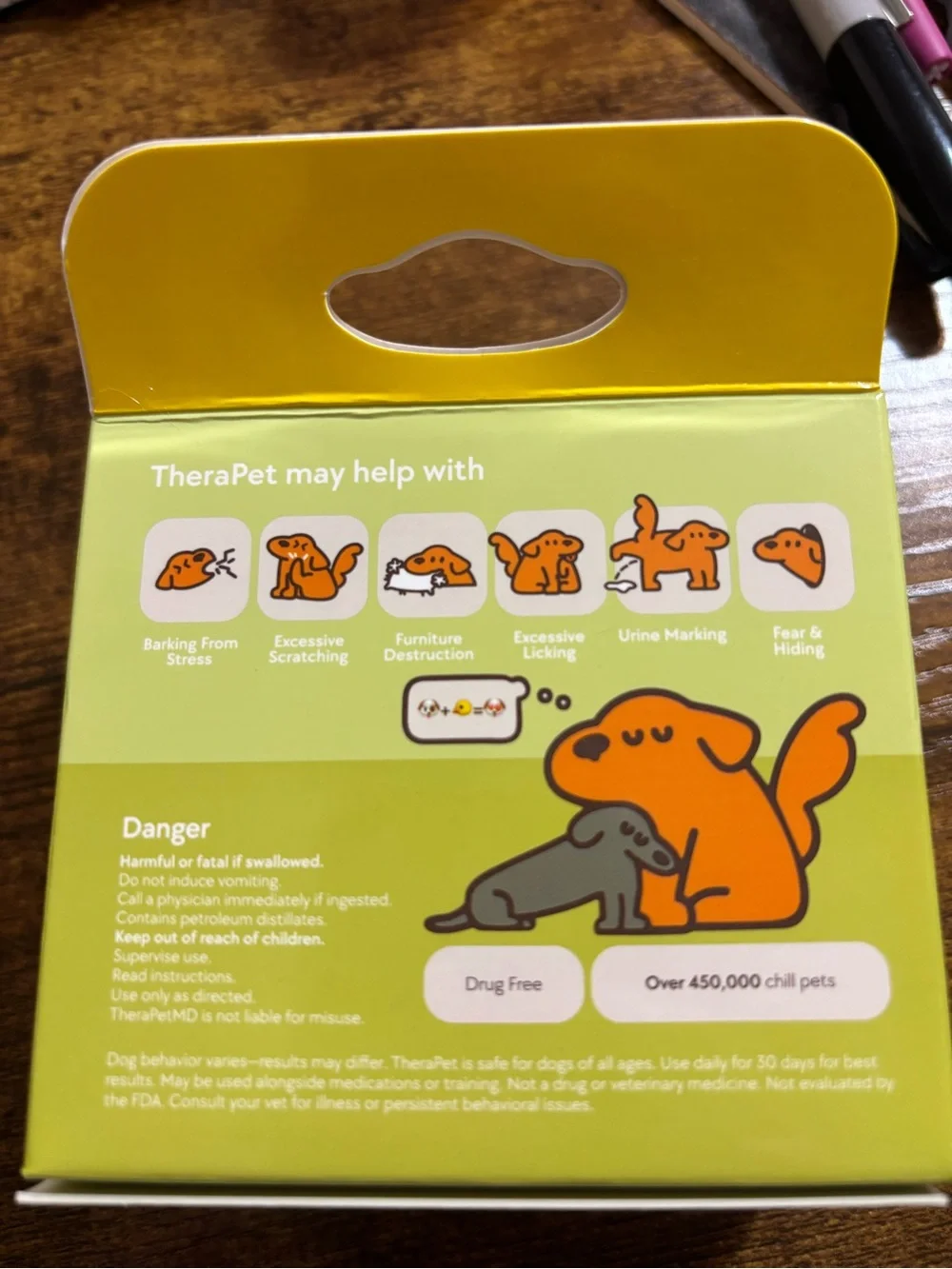 Therapet Dog Calming Refills Set - Lime Green Box